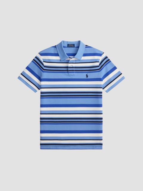 Polo Ralph Lauren Men's Striped Stretch-Cotton Knit Polo Shirt - Bristol Blue Multi