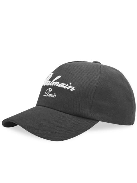 Balmain Signature Logo Cotton Cap