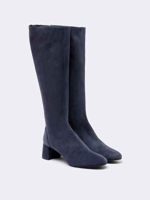 AQUAZZURA Saint Honoré suede knee-high boots