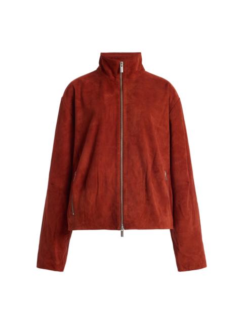 ST. AGNI Exclusive Suede Cocoon Jacket