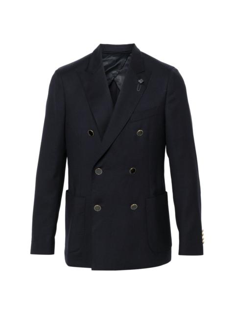 logo-clip blazer