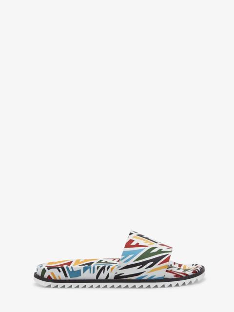 FENDI Multicolor rubber fussbetts