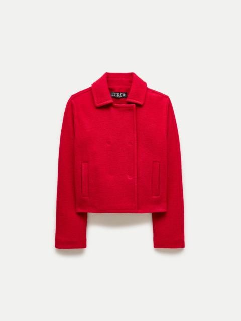 J.CREW Double-breasted jacket in boiled wool