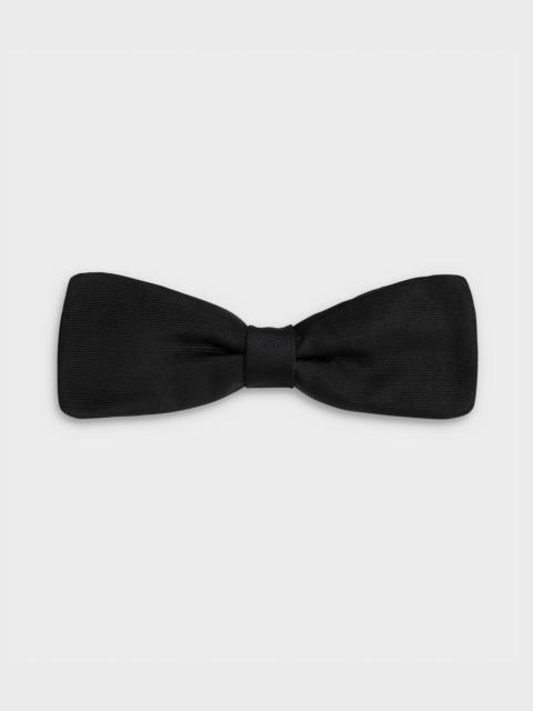 CELINE Bow tie in silk rep