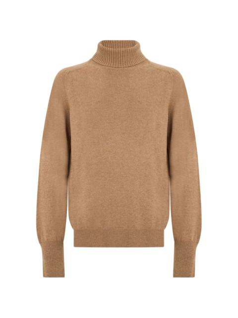 FEDELI roll-neck cashmere sweater