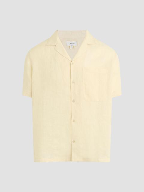 Joe's Jeans Men's Camp Collar Linen Shirt - Summer Sand