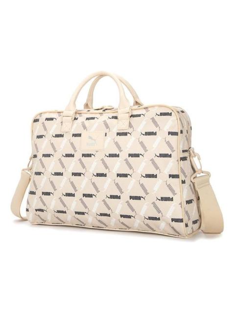 PUMA (WMNS) PUMA Classics Grip Bag 'Beige White Black' 079164-02