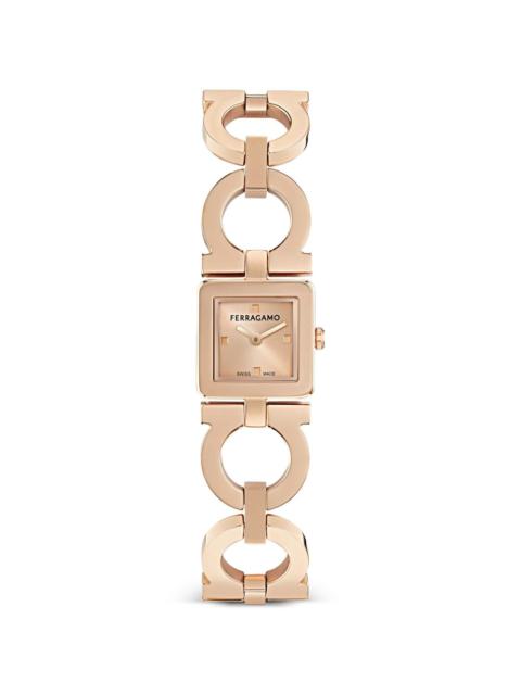 FERRAGAMO Double Gancini 19mm Watch