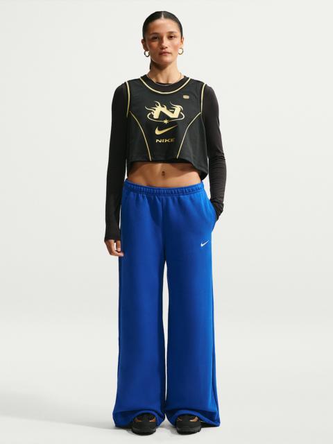 Nike Nike Studio Fleece Medium Weight Women's Mid-Rise Wide-Leg Pants