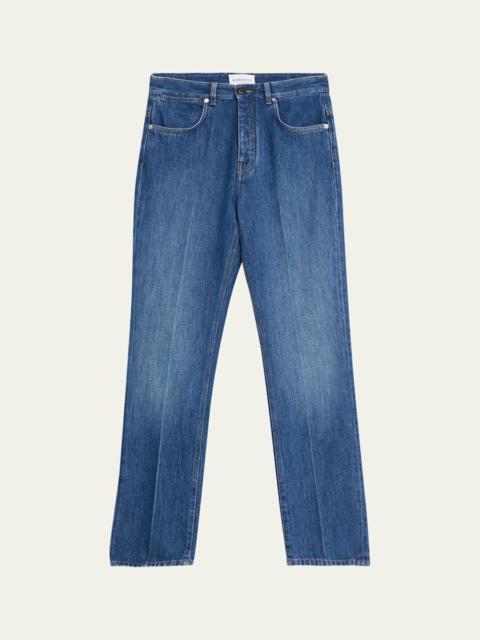 Givenchy Men's Shadow-Wash Slim Straight-Leg Jeans
