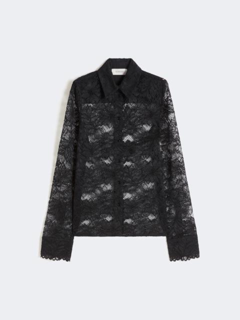 Sportmax DENTICE Lace shirt - BLACK