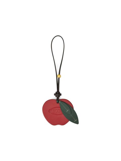 Tod's apple-charm keyring