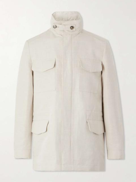 Loro Piana Traveler Rain System® Cotton and Linen-Blend Field Jacket