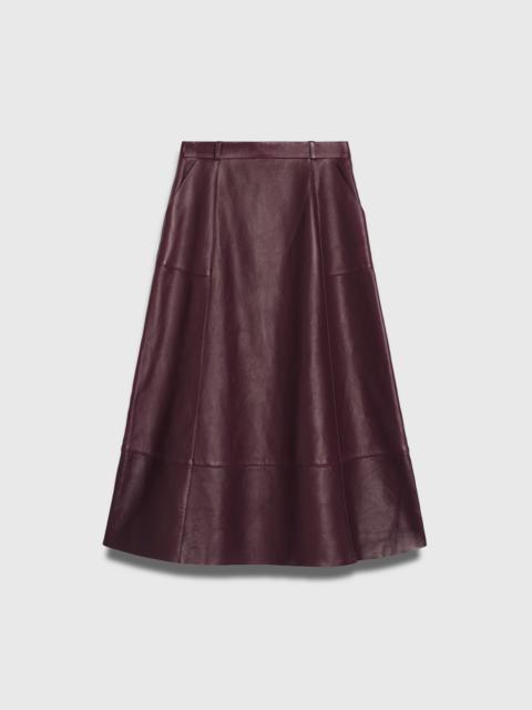 THE FOLD Andalo Leather Skirt