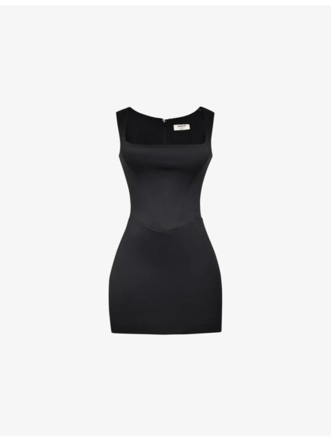 House of CB Enya fitted woven mini dress