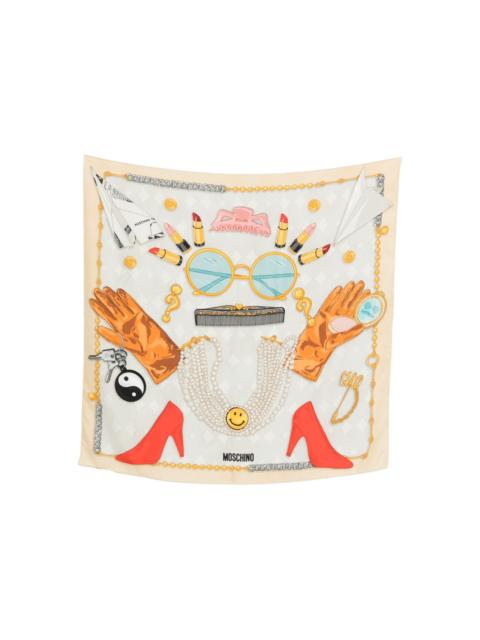 Moschino graphic-print scarf
