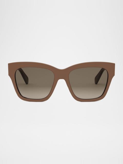 CELINE Triomphe Acetate Square Sunglasses