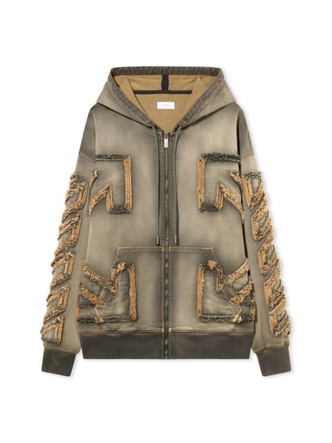 Off-White Arrow Distr Den Zip Skate Hood Jacket