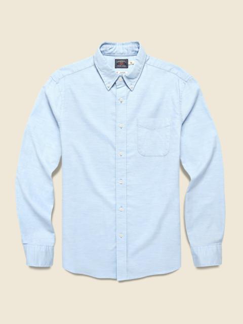 FAHERTY Supima Oxford Shirt - Blue Heather