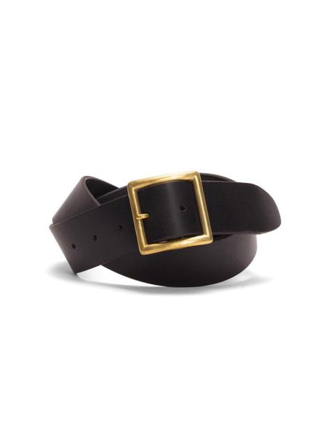 visvim PLAIN BELT 40MM BLACK