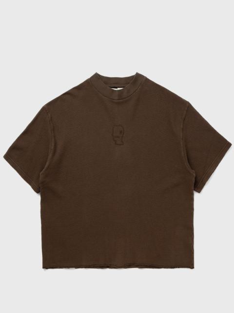 BRAIN DEAD Boxy Pique Mock Neck Tee