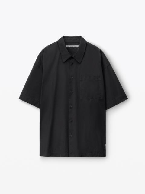 Alexander Wang short sleeve shirt in technical cotton