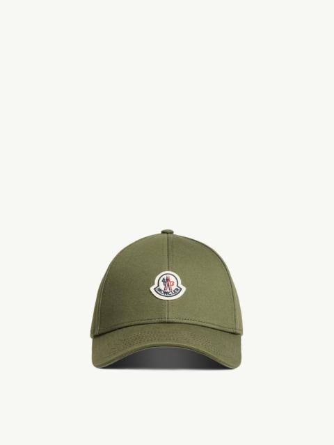 Moncler Cotton Gabardine Baseball Cap