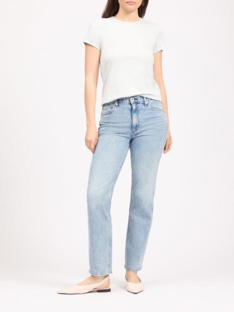 rag & bone Hattie Cropped Jean Mid-Rise in Vintage Stretch Denim