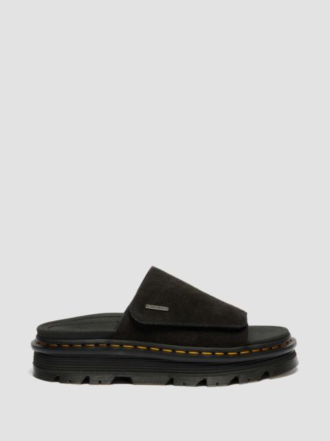 Dr. Martens Zebzag Slides Suede Strap Platform Sandals
