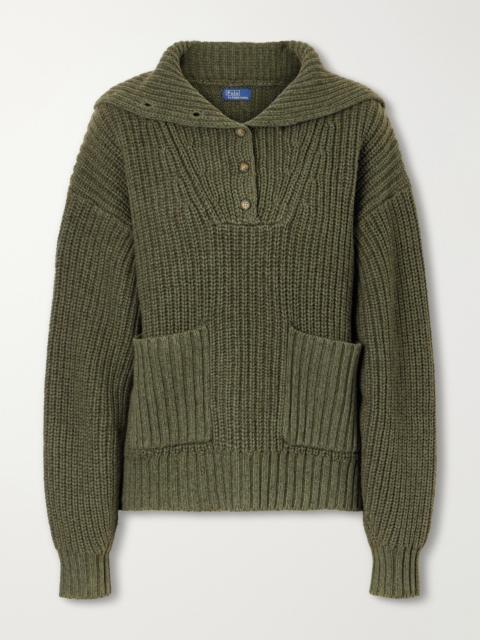 Polo Ralph Lauren Cotton And Wool-blend Sweater