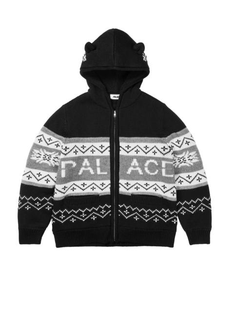 PALACE PALACE LOVES ME HOODED KNIT BLACK
