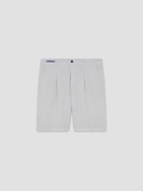 Paul & Shark LINEN AND COTTON BERMUDA WITH PLEATS