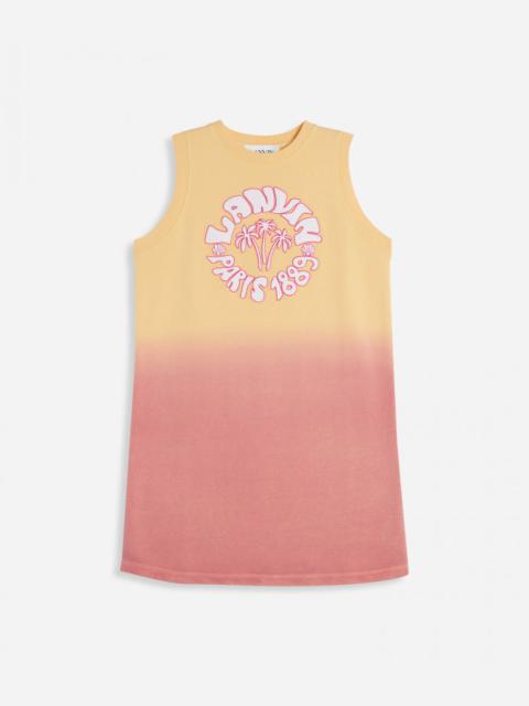 Lanvin SLEEVELESS LANVIN WAVE LOGO DRESS