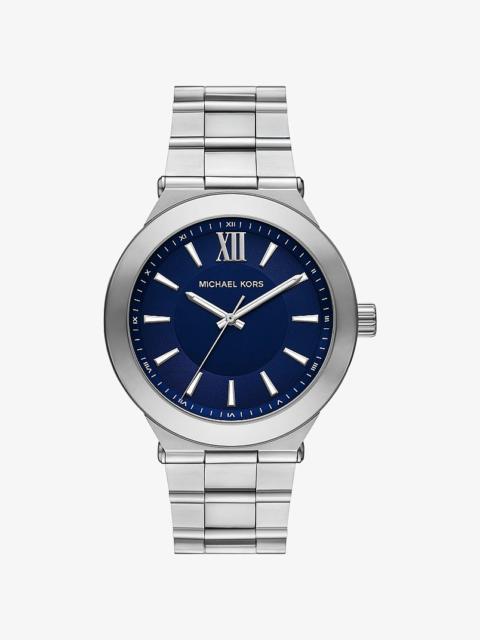 MICHAEL KORS Oversized Billie Silver-Tone Watch