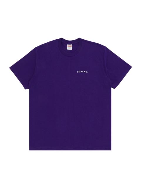 Supreme Supreme Ying Yang Tee 'Purple'