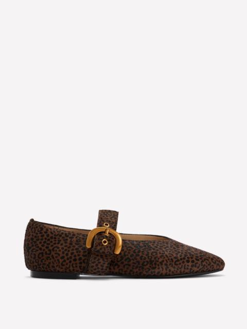 BODEN Kylie Flat Buckle Mary Janes-Mini Leopard