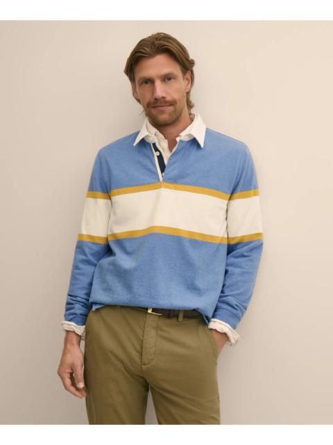 Brooks Brothers Cotton Chest-Stripe Rugby Shirt