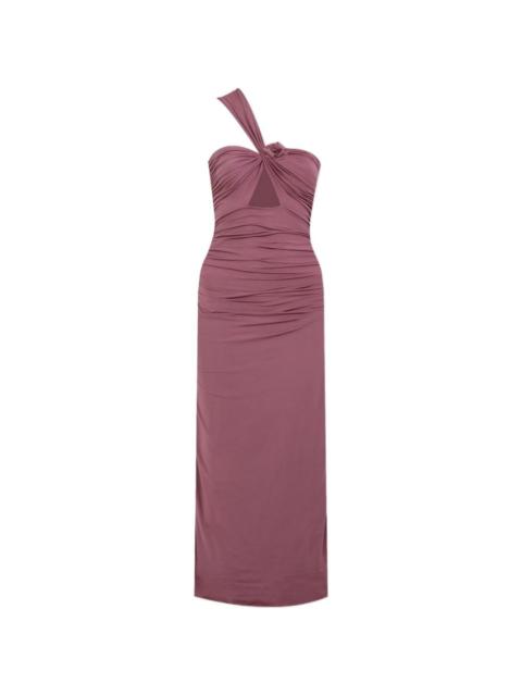 MAYGEL CORONEL Arcano ruched cut-out dress