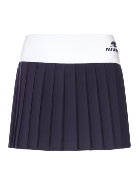 Miu Miu NEW BALANCE X MIU MIU PLEATED TENNIS SKIRT FEATURING COCO GAUFF