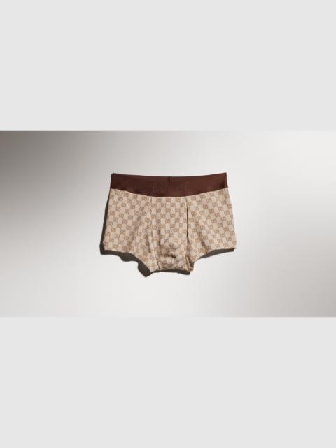 GUCCI Printed jersey trunks