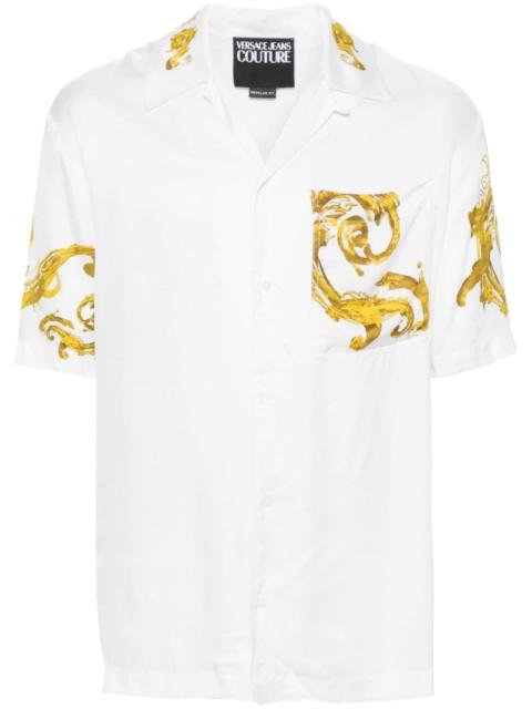 VERSACE JEANS COUTURE Baroccoflage-print satin shirt