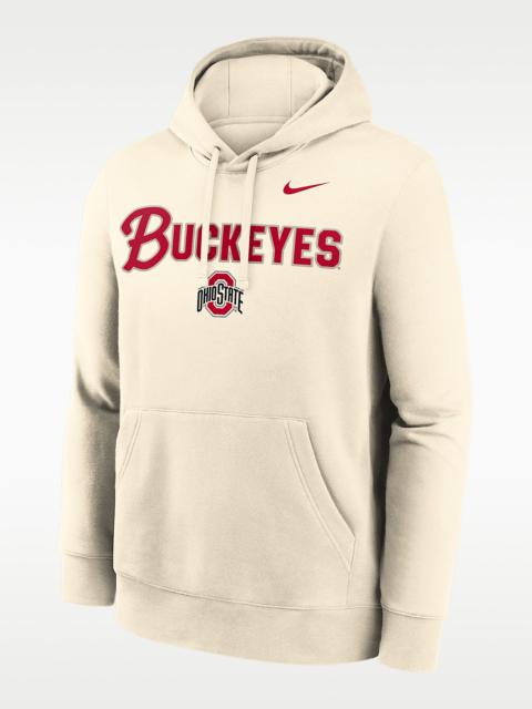 Nike Ohio State Primetime Club Men's Nike College Pullover Hoodie