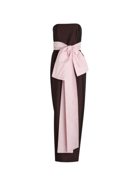 BERNADETTE Lina bow-detail maxi dress