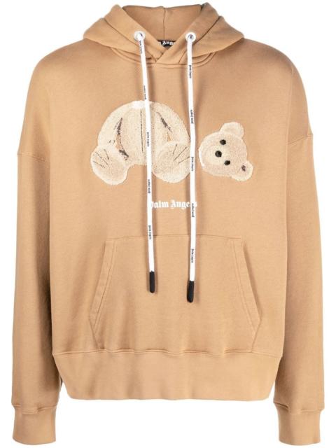 teddy bear print hoodie