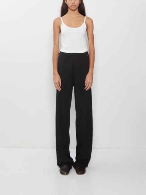 extreme cashmere n°353 Relax Cotton Cashmere Trousers — Raven
