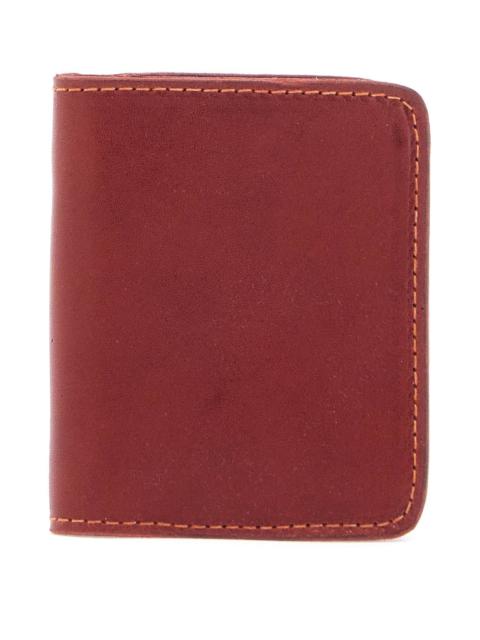 Guidi ELEGANT RED KANGAROO LEATHER WALLET WITH CARD SLOTS