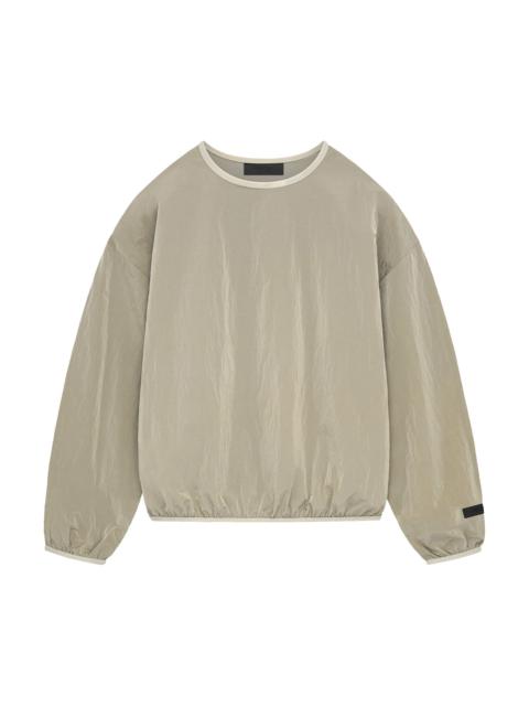 Fear of God Essentials Crinkle Nylon Pullover Crewneck 'Garden Yellow'