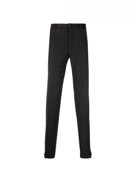 side-stripe straight-leg trousers