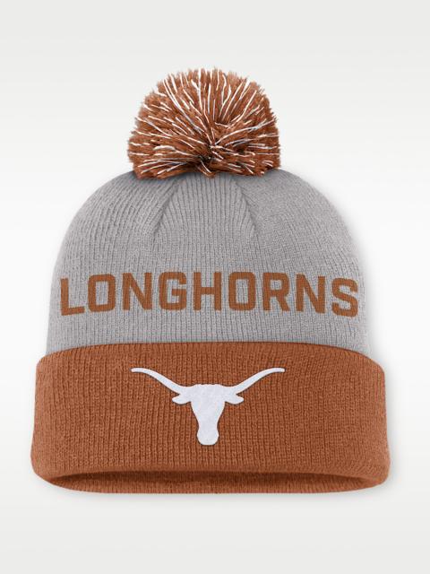 Nike Texas Primetime Peak Men's Nike College Cuffed Pom Beanie