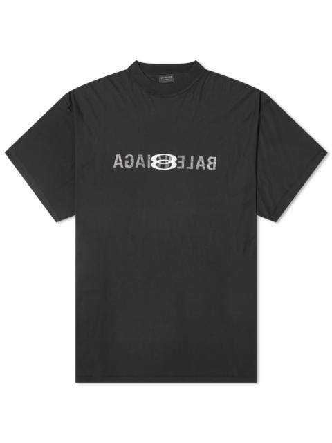 BALENCIAGA Balenciaga AI Logo Inside Out T-Shirt